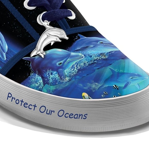 Bradford Exchange Protect Our Ocean Shoes - Picture 4 of 4